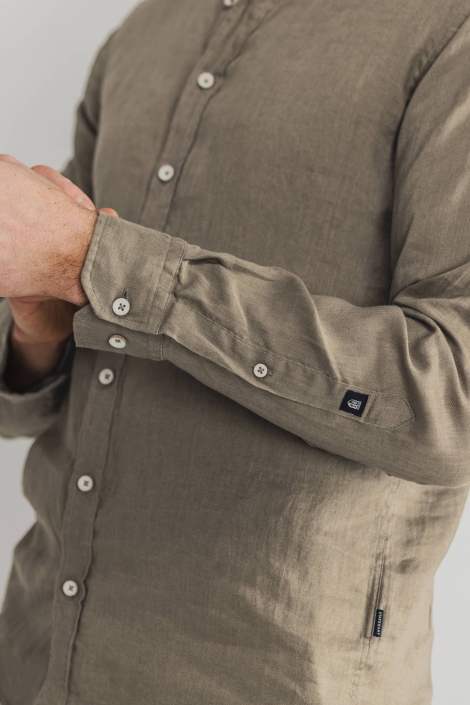 State of Art shirt ls plain linen